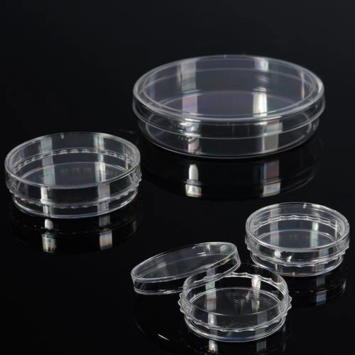 Steriilse koe plastikust ühekordne kultiveerimisplaat Petri tass Rakukultuuri tass