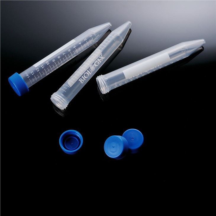 15ml Flat Cap Conical Bottom PP Centrifuge Tube