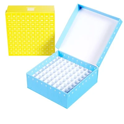 Biologix ID-Color™ papp-sügavkülmkastid pappkrüokastid 81 100 kaev 1 2 3,75 tolli