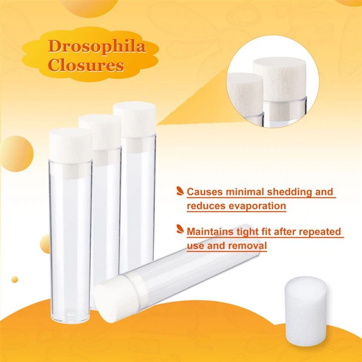Laboratory Drosophila Vial Plugs for Drosophila Vials and Bottles